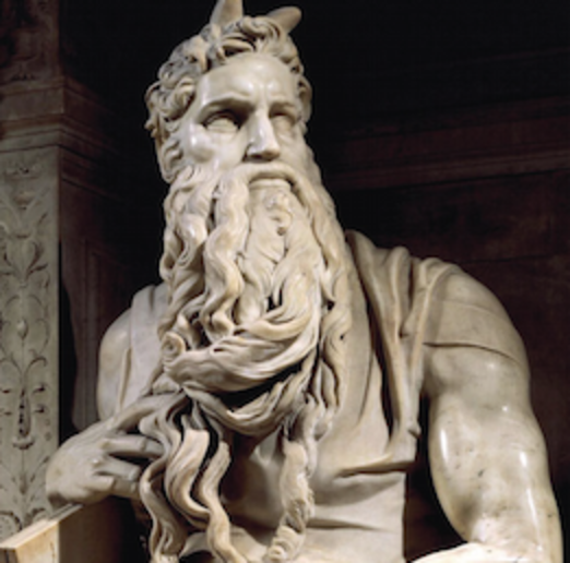 Michelangelo's Moses - 3 quarter